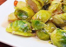 Brussels Sprouts in Morilla Cream
